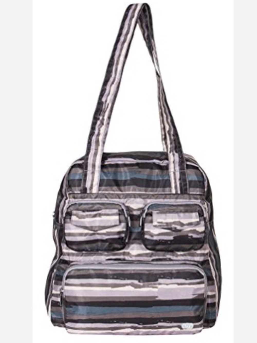 Lug Packable Puddle Jumper Carry Duffel Tote Bag in Painted Pearl